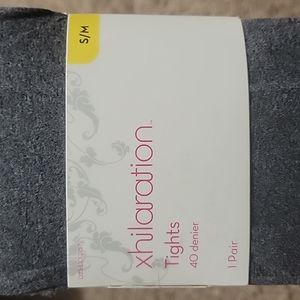 Xhilararion gray opaque tights size s/m
